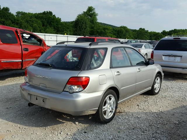 1F1GG67555G812560 - 2005 SUBARU IMPREZA RS GRAY photo 4