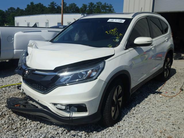 5J6RM3H96GL009708 - 2016 HONDA CR-V TOURI WHITE photo 2