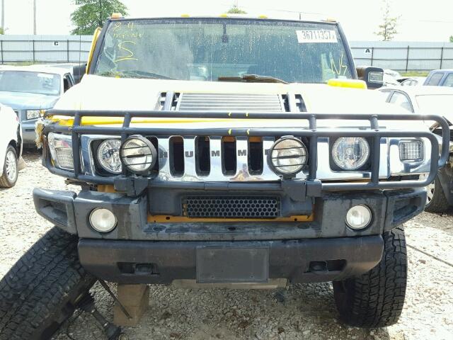 5GRGN23UX6H100187 - 2006 HUMMER H2 YELLOW photo 7