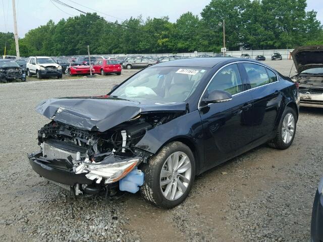 2G4GL5EX8G9167887 - 2016 BUICK REGAL BLACK photo 2