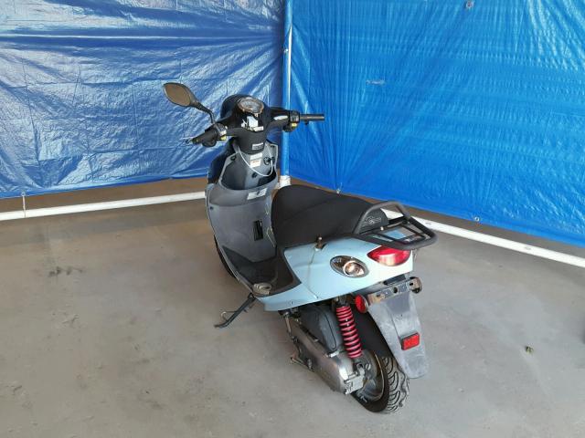 RFVPAP5A191005615 - 2009 GENUINE SCOOTER CO. BUDDY 50 BLUE photo 3