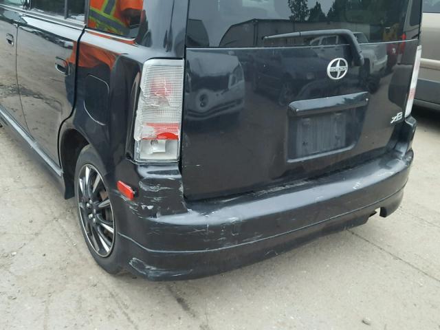 JTLKT324650181411 - 2005 TOYOTA SCION XB Қара фото 9