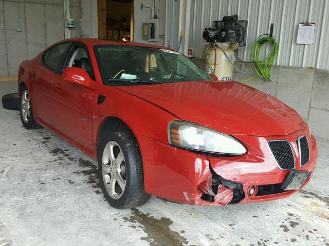 2G2WC58C961303924 - 2006 PONTIAC GRAND PRIX RED photo 1