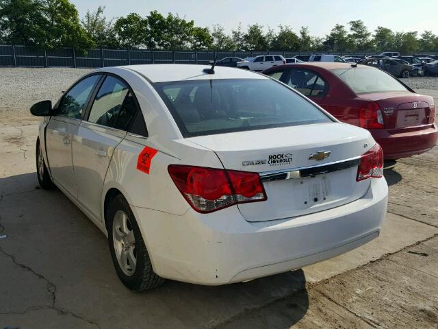 1G1PC5SB1D7106688 - 2013 CHEVROLET CRUZE LT WHITE photo 3