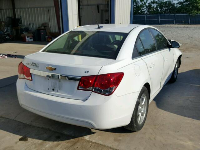 1G1PC5SB1D7106688 - 2013 CHEVROLET CRUZE LT WHITE photo 4