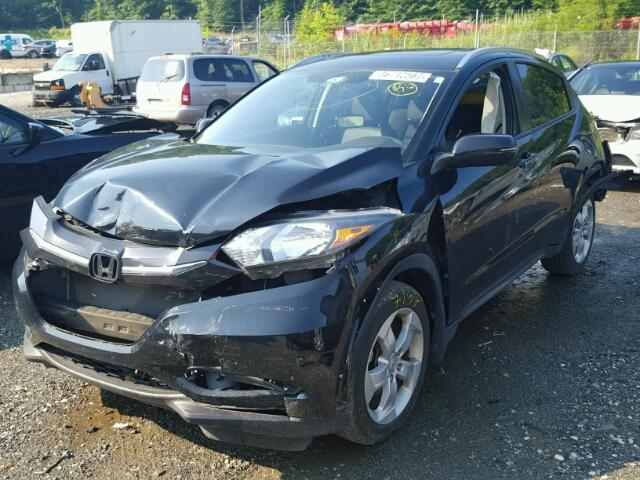 3CZRU6H79GM715618 - 2016 HONDA HR-V EXL BLACK photo 2