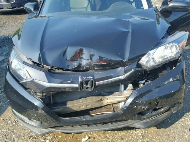 3CZRU6H79GM715618 - 2016 HONDA HR-V EXL BLACK photo 7