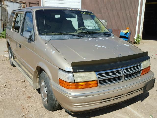 2B4GK2539MR256430 - 1991 DODGE CARAVAN BROWN photo 1