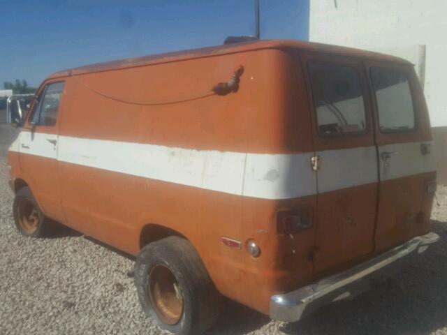 B11AF2U528307 - 1972 DODGE TRDSMNVAN ORANGE photo 3