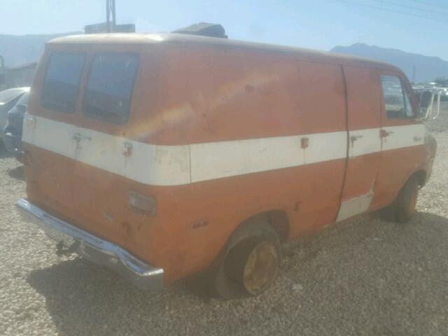 B11AF2U528307 - 1972 DODGE TRDSMNVAN ORANGE photo 4