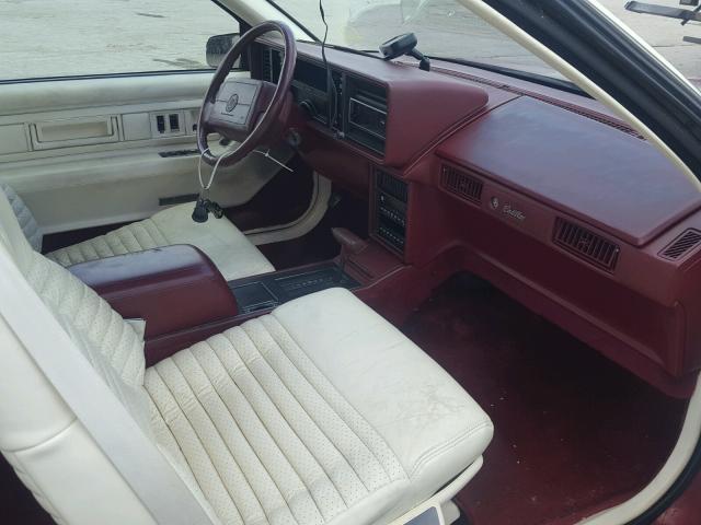 1G6EL1336LU614835 - 1990 CADILLAC ELDORADO BURGUNDY photo 5