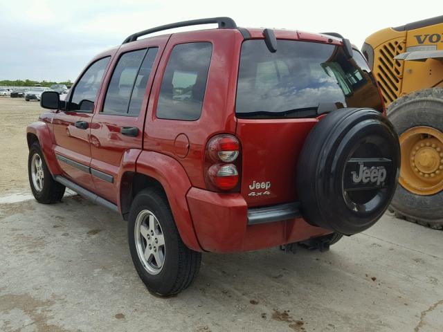 1J4GL38K45W665978 - 2005 JEEP LIBERTY RE RED photo 3