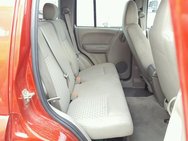 1J4GL38K45W665978 - 2005 JEEP LIBERTY RE RED photo 6