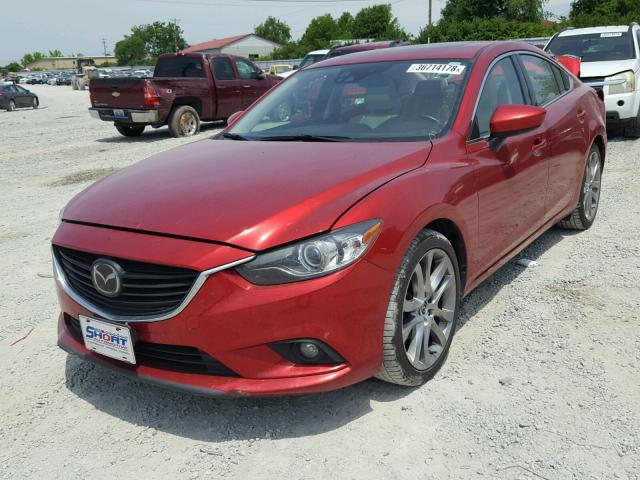 JM1GJ1W5XF1201685 - 2015 MAZDA 6 GRAND TO RED photo 2