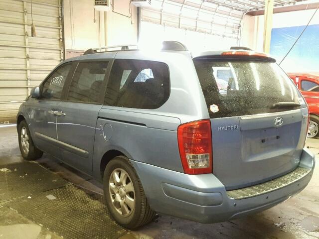 KNDMC233576023663 - 2007 HYUNDAI ENTOURAGE BLUE photo 3