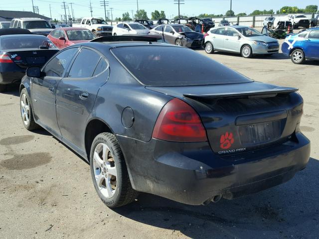 2G2WC52C151341249 - 2005 PONTIAC GRAND PRIX BLACK photo 3