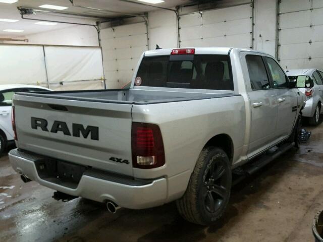 1C6RR7MT9HS788973 - 2017 RAM 1500 SPORT SILVER photo 4