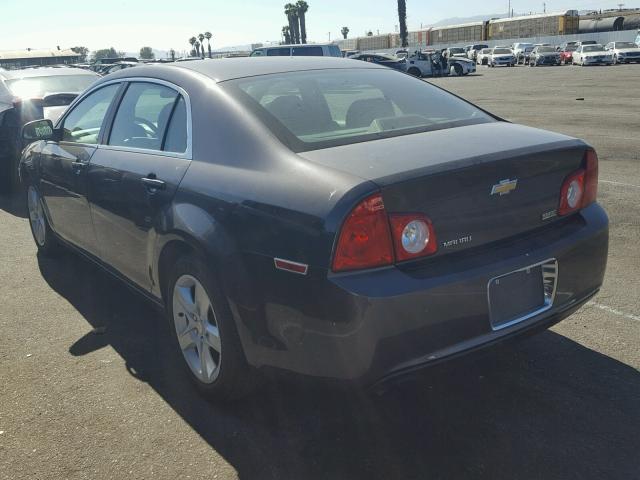 1G1ZA5E02AF288654 - 2010 CHEVROLET MALIBU LS Grafit foto 3