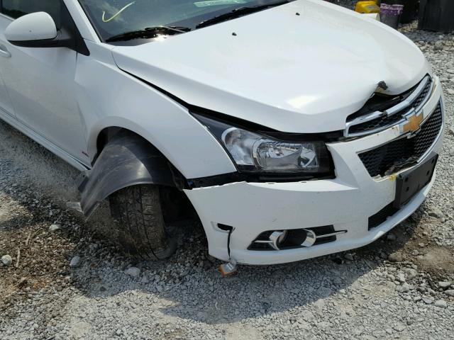 1G1PC5SB0E7320900 - 2014 CHEVROLET CRUZE LT WHITE photo 9