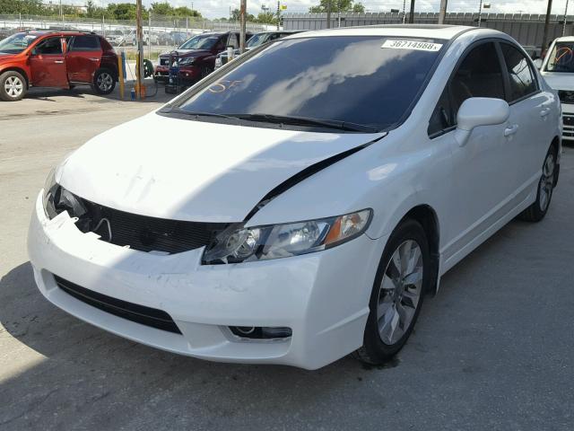 19XFA1F94AE039167 - 2010 HONDA CIVIC EXL თეთრი ფოტო 2