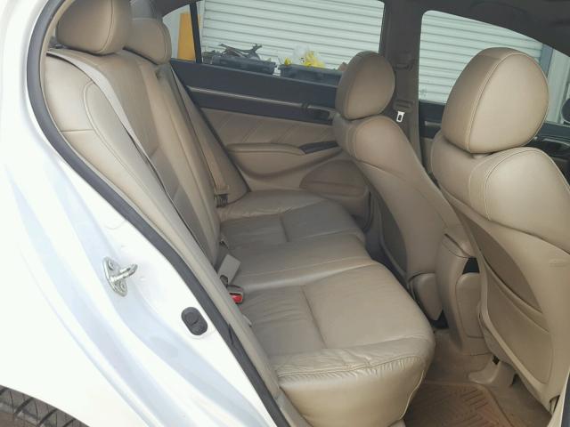 19XFA1F94AE039167 - 2010 HONDA CIVIC EXL თეთრი ფოტო 6