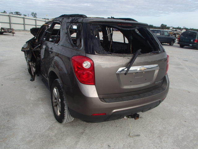 2CNALDEW3A6210807 - 2010 CHEVROLET EQUINOX LT BROWN photo 3