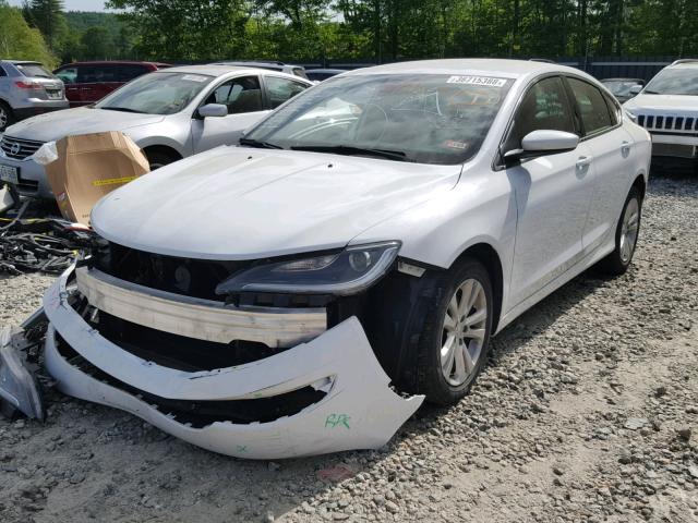 1C3CCCAB0FN568187 - 2015 CHRYSLER 200 LIMITE WHITE photo 2