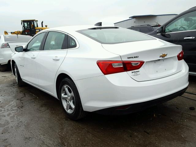 1G1ZB5ST5JF116629 - 2018 CHEVROLET MALIBU LS Ağ foto 3