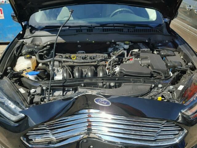 3FA6P0G71GR328438 - 2016 FORD FUSION S BLACK photo 7