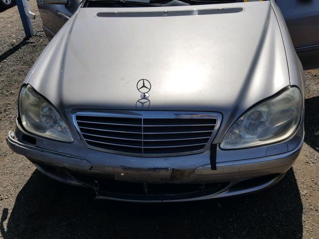 WDBNG75J75A444701 - 2005 MERCEDES-BENZ S 500 TAN photo 7