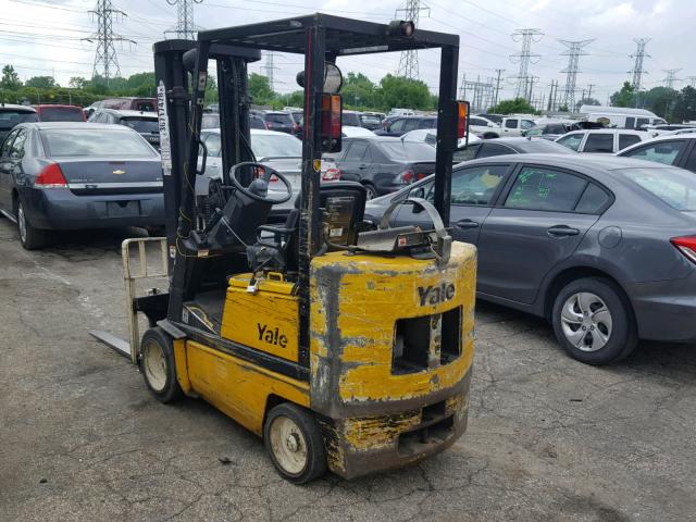 A809N11190X - 1990 YALE FORKLIFT YELLOW photo 3
