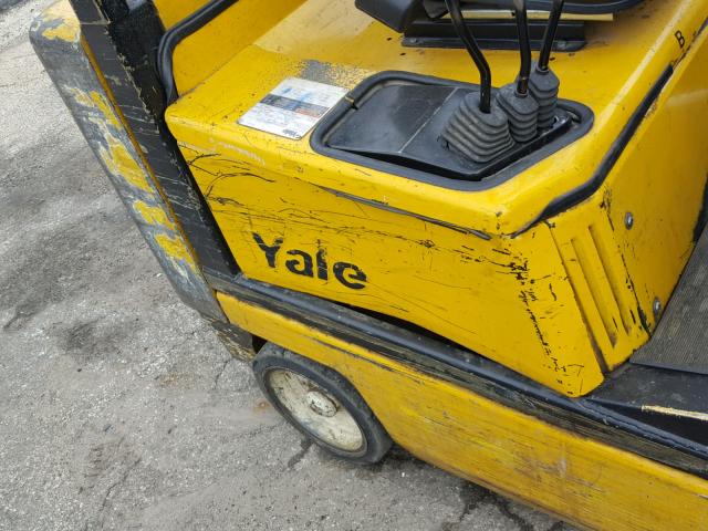 A809N11190X - 1990 YALE FORKLIFT YELLOW photo 9