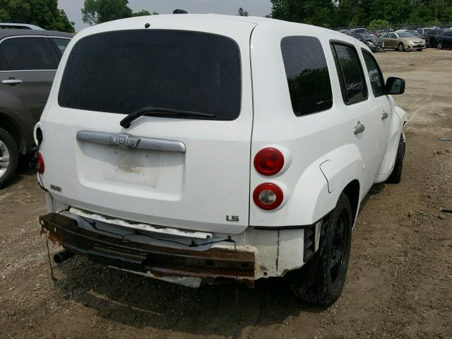 3GNDA13D86S627024 - 2006 CHEVROLET HHR LS WHITE photo 4