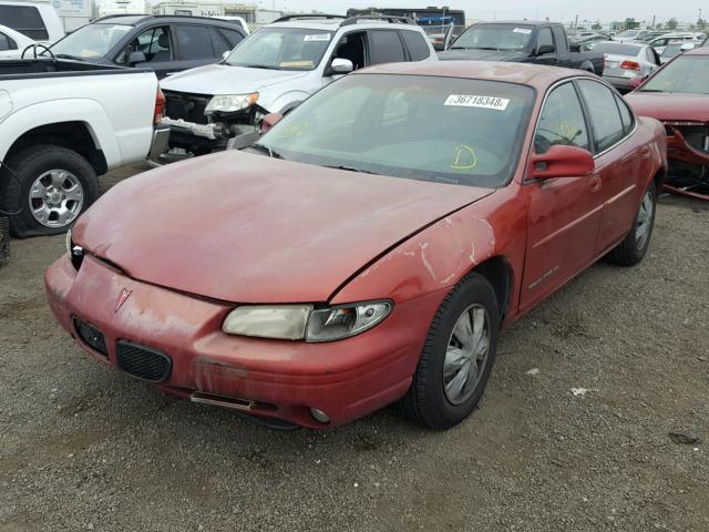 1G2WJ52M6WF337643 - 1998 PONTIAC GRAND PRIX RED photo 2