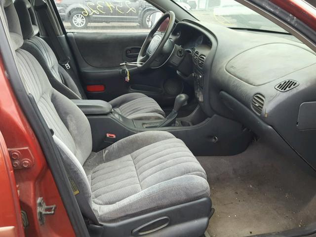 1G2WJ52M6WF337643 - 1998 PONTIAC GRAND PRIX RED photo 5