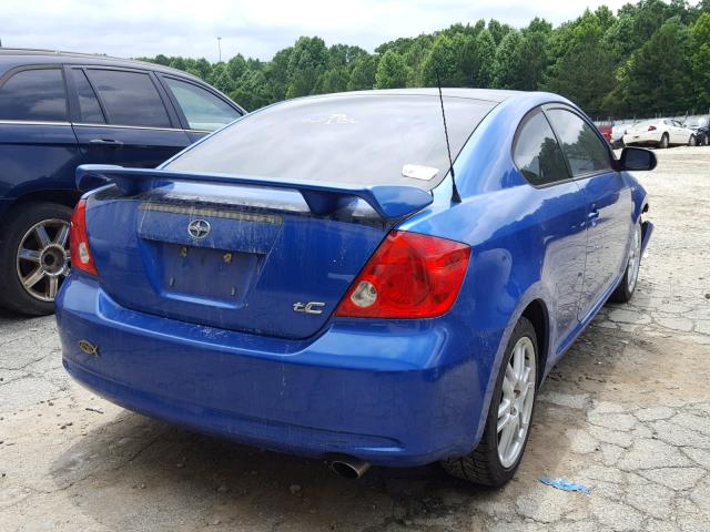 JTKDE167160137074 - 2006 TOYOTA SCION TC 蓝色 照片 4