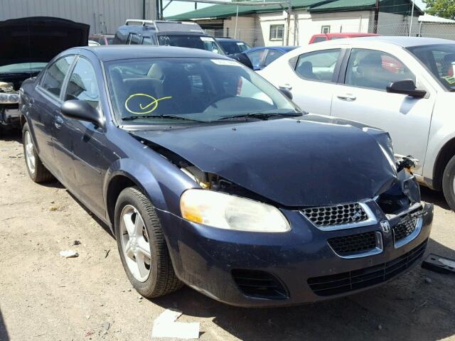 1B3EL46R44N413141 - 2004 DODGE STRATUS BLUE photo 1