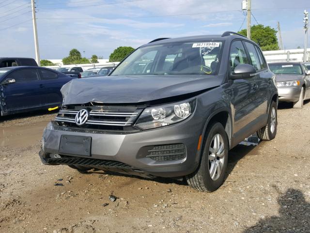 WVGAV7AX6HK024311 - 2017 VOLKSWAGEN TIGUAN S GRAY photo 2