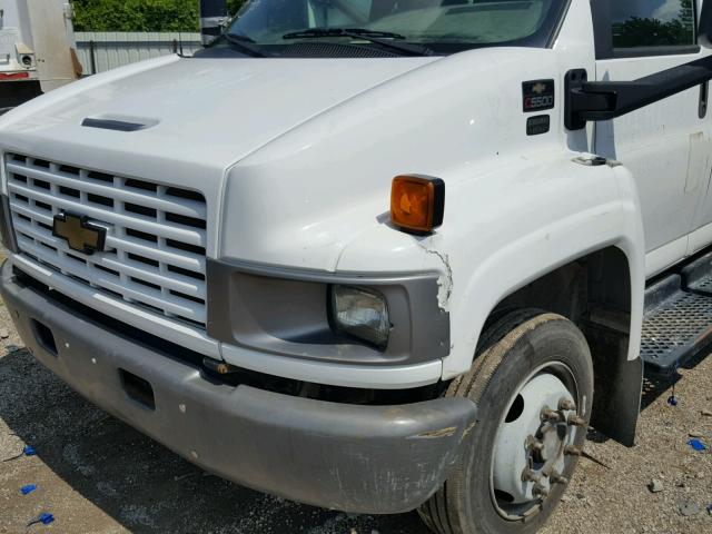 1GBE5E1978F403729 - 2008 CHEVROLET C5500 C5E0 WHITE photo 9