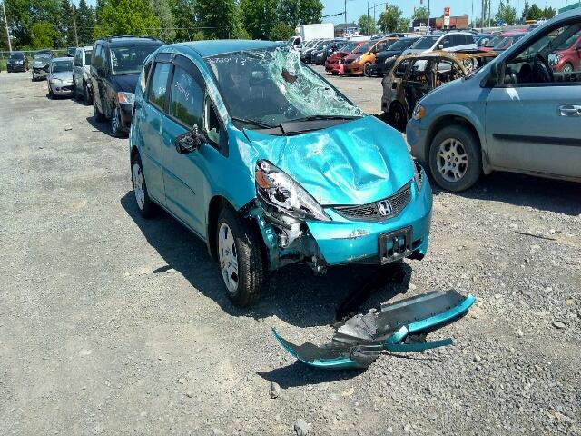 LUCGE8H56D3005217 - 2013 HONDA FIT LX TURQUOISE photo 1