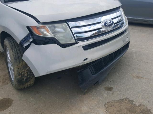 2FMDK49C87BA72052 - 2007 FORD EDGE SEL P CREAM photo 9