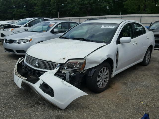 4A32B2FF8CE011536 - 2012 MITSUBISHI GALANT FE WHITE photo 2