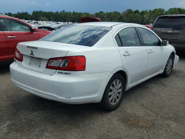 4A32B2FF8CE011536 - 2012 MITSUBISHI GALANT FE WHITE photo 4