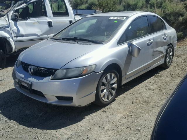 2HGFA1F9XAH505092 - 2010 HONDA CIVIC EXL 银色 照片 2