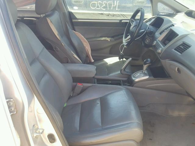 2HGFA1F9XAH505092 - 2010 HONDA CIVIC EXL 银色 照片 5