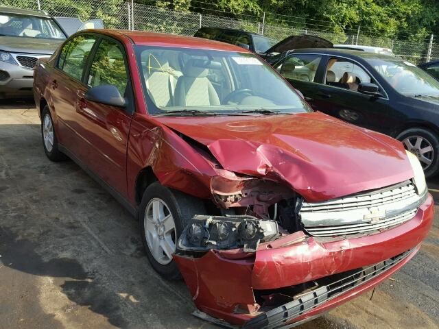 1G1ZT52855F176456 - 2005 CHEVROLET MALIBU LS RED photo 1