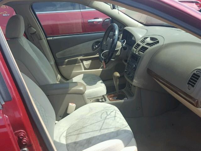 1G1ZT52855F176456 - 2005 CHEVROLET MALIBU LS RED photo 5