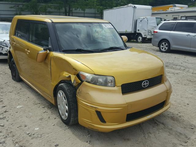 JTLKE50EX81055987 - 2008 TOYOTA SCION XB ოქროსფერი ფოტო 1