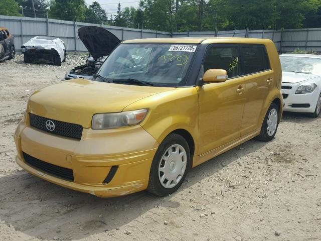 JTLKE50EX81055987 - 2008 TOYOTA SCION XB ოქროსფერი ფოტო 2