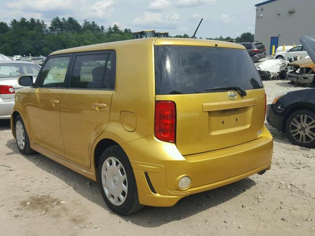 JTLKE50EX81055987 - 2008 TOYOTA SCION XB ოქროსფერი ფოტო 3